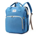 Portable Folding Crib Diaper Bag Multi-Function (حقيبة حفاضات متعددة الوظائف بسرير محمول قابل للطي) - Image 2
