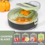 9in1 Vegetable Slicer, Multifunctional Fruit Slicer, Manual Food Grater, Vegetable Grater, Cutter With Container - Image 3