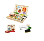 Digital Shape Drawing Wooden Board For Kids - Image 2