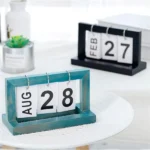 Wooden Vintage Home Calendar - Image 3