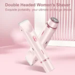 Double Head Shaver & Trimmer - Ipx7 Waterproof Wet & Dry Use (for bikini, underarms, legs, arms, body & face) (مِقَص حلاقة كهربائي ذوا رأسين) - Image 11