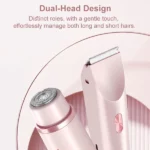 Double Head Shaver & Trimmer - Ipx7 Waterproof Wet & Dry Use (for bikini, underarms, legs, arms, body & face) (مِقَص حلاقة كهربائي ذوا رأسين) - Image 9