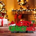 Merry Grinchmas Table Decoration Signs - Image 3
