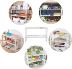 Adjustable Storage Organizer Rack - Image 4