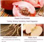 Peach Extract Fruit Acid Exfoliating Face Gel Cream - Image 5