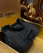LUXURY DENIM SICILY BAG - Image 4