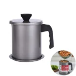 Stainless Steel Oil Filter Pot with Tray - Image 4