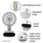 Rechargeable LED Fan - Image 4