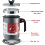 Stainless Steel Oil Filter Pot with Tray - Image 5