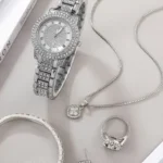 Butterfly Watch & Jewelry Set 6PCS
