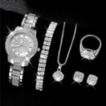 Butterfly Watch & Jewelry Set 6PCS - Image 5
