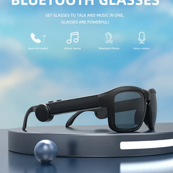 Smart Wireless Bluetooth Glasses (نظارات ذكية لاسلكية بتقنية البلوتوث)