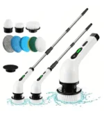 9-in-1 Wireless Multifunctional Electric Cleaning Brush | Model JY-6010 (فرشاة تنظيف كهربائية لاسلكية متعددة الوظائف 9 في 1 | طراز JY-6010)