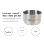 Stainless Steel Electric Grinder - Image 4