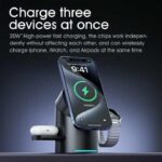 3-in-1 Wireless Charging Station  (محطة شحن لاسلكية 3 في 1) - Image 2