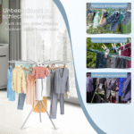 Foldable Clothes Drying Rack (رف تجفيف الملابس القابل للطي) - Image 2