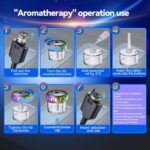 Car Aroma Diffuser & Air Humidifier with LED Lights | جهاز تعطير وترطيب الهواء للسيارة بإضاءة LED - Image 5