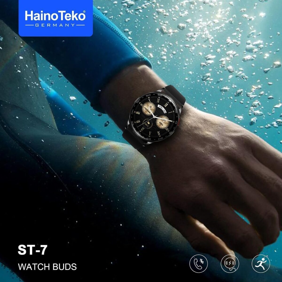HainoTeko ST-7 Waterproof Smart Watch (ساعة هاينو تيكو ST-7 الذكية المقاومة للماء) - Image 5