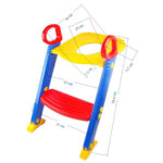 Children Toilet Trainer Seat with Step Stool (مقعد تدريب الأطفال على الحمام مع سلم صغير) - Image 2